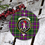 Scotstee Shop - Tailyour Scottish Clan Plaid Ornament Gift. Christmas Tree Ornament Tailyour Clan Tartan Ornament Great Christmas Ornaments Gift
