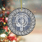 Scotstee Shop - Tweedie Celtic Circle Plaid Ornament Gift. Christmas Tree Ornament Tartan Ornament Great Christmas Ornaments Gift