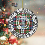 Scotstee Shop - Stirling Clan Tartan Crest Badge Plaid Ornament Gift. Christmas Tree Ornament Tartan Ornament Great Christmas Ornaments Gift