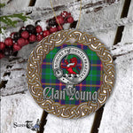 Scotstee Shop - Young Celtic Circle Plaid Ornament Gift. Christmas Tree Ornament Tartan Ornament Great Christmas Ornaments Gift