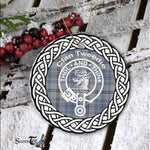 Scotstee Shop - Tweedie Celtic Circle Plaid Ornament Gift. Christmas Tree Ornament Tartan Ornament Great Christmas Ornaments Gift