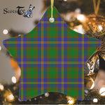 Strange Of Balcaskie Tartan Ornament Star Ornament, Christmas Star Decorations, ceramic ornament, Plaid Star Ceramic Ornament, Christmas Ornament Decorations Gift