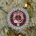 Scotstee Shop - Riddell Clan Tartan Crest Badge Plaid Ornament Gift. Christmas Tree Ornament Tartan Ornament Great Christmas Ornaments Gift