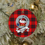 Scotstee Shop - Wemyss Scottish Clan Badge Plaid Ornament Gift. Christmas Tree Ornament Wemyss Clan Tartan Ornament Great Christmas Ornaments Gift