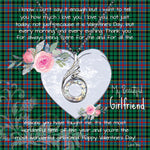 Rising Phoenix Necklace - Valentine Necklace Clan Byres Tartan Gift for Girlfriend, Gift for My Wife Rising Phoenix Necklace