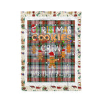 Personalized Gift Tartan Plaid Blanket Clan MacDuff Dress Ancient With Christmas Cookie Baking Crew Christmas Gift Blanket, Plaid Blanket, Christmas Fleece Blanket, Christmas Blanket, Tartan Blanket, Scottish Blanket, Scotland Blanket, Family Name Blanket, Custom Blanket, Personalized Blanket