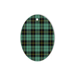 Wallace Ancient Tartan Oval Ornaments, Christmas Tree Ornament, Plaid Christmas Ornaments, Ceramic Oval Christmas Tree Decoration, Tartan Oval Ornaments, Christmas Tree Ornament, Plaid Christmas Ornaments, Ceramic Oval Christmas Tree Decoration