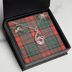 To My Beautiful Soulmate Necklace In Your Eyes I Have Found My Home Clan Stewart of Appin Ancient Tartan Rising Phoenix Necklace