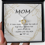 Cross Dancing Necklace - Mom Necklace - Love You Always And Forever Mother's Day Gift