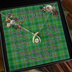 To My Beautiful Soulmate Necklace In Your Eyes I Have Found My Home Clan Cranstoun Ancient Tartan Wishbone Dancing Necklace