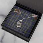 To My Beautiful Soulmate Necklace In Your Eyes I Have Found My Home Clan Baird Modern Tartan Rising Phoenix Necklace