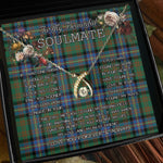 To My Beautiful Soulmate Necklace In Your Eyes I Have Found My Home Clan Cochrane Ancient Tartan Wishbone Dancing Necklace