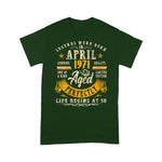 Womens 50 Years Old Vintage April 1971 50th Birthday Shirt For 50th Birthday Shirt mens vintage 1971 t shirt - Scotstee Shop