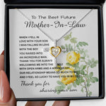 Cross Dancing Necklace - Mother-In-Law Necklace, Thank You To Mother-In-Law Necklace Gift