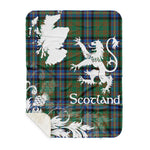 Sherpa Blanket - Tartan Blanket Thistle and Lion Scottish Clan Cochrane Ancient Plaid Blanket, plaid sherpa blanket queen,purple sherpa blanket,queen sherpa blanket,queen size sherpa blanket,red sherpa blanket,scottish tartan blankets,sherpa blanket,sherpa christmas blanket