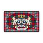Doormat - Welcome Mat Scottish Fraser of Altyre Tartan Door Mat, Plaid Doormat