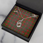 To My Beautiful Soulmate Necklace In Your Eyes I Have Found My Home Clan Burnett Tartan Rising Phoenix Necklace