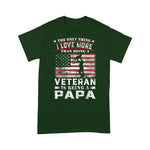 Scotstee Shop - Veteran 365 Papa Veteran Fathers Day Gift Men 4th Of July Shirt