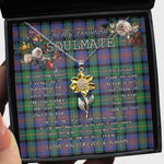 To My Beautiful Soulmate Sunflower Necklace In Your Eyes I Have Found My Home Clan Logan Ancient Tartan Jewelry For Girlfriend