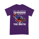 Scotstee Shop - The South Fishing Greatest Fisherman American Flag Southern 4th Of July Shirt