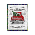 Tartan Blanket Vintage Red Truck with Christmas Tree Family Scottish Clan Glas plaid blanket, red plaid blanket, buffalo plaid blanket, green plaid blanket, plaid fleece blanket, blue plaid blanket, red tartan blanket, tartan plaid blanket, black and white plaid blanket, , christmas plaid blanket, orange plaid blanket, tartan plaid throw blanket, pink plaid blanket, brown plaid blanket, buffalo check blanket