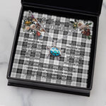 Sea Turtle Necklace To My Beautiful Soulmate Necklace In Your Eyes I Have Found My Home Clan Erskine Black and White Tartan Blue Turtle Necklace