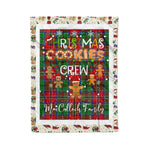 Personalized Gift Tartan Plaid Blanket Clan MacCulloch With Christmas Cookie Baking Crew Christmas Gift Blanket, Plaid Blanket, Christmas Fleece Blanket, Christmas Blanket, Tartan Blanket, Scottish Blanket, Scotland Blanket, Family Name Blanket, Custom Blanket, Personalized Blanket