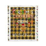 Personalized Gift Tartan Plaid Blanket Clan MacLeod of Lewis Ancient With Christmas Cookie Baking Crew Christmas Gift Blanket, Plaid Blanket, Christmas Fleece Blanket, Christmas Blanket, Tartan Blanket, Scottish Blanket, Scotland Blanket, Family Name Blanket, Custom Blanket, Personalized Blanket