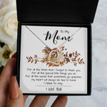 Love Dancing Necklace - Mom Necklace, Mom Gift From Daughter, Mother Day Necklace Meaningful For Mom Christmas Gift For Mom Neckalce
