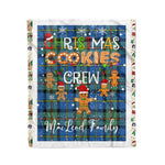 Personalized Gift Tartan Plaid Blanket Clan MacLeod Of Harris With Christmas Cookie Baking Crew Christmas Gift Blanket, Plaid Blanket, Christmas Fleece Blanket, Christmas Blanket, Tartan Blanket, Scottish Blanket, Scotland Blanket, Family Name Blanket, Custom Blanket, Personalized Blanket