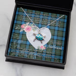 Sea Turtle Necklace Gift for My Beautiful Girlfriend Valentines Necklace Clan Ferguson Ancient Tartan Blue Turtle Necklace