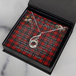 To My Beautiful Soulmate Necklace In Your Eyes I Have Found My Home Clan Ramsay Red Tartan Rising Phoenix Necklace