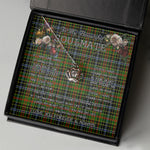 To My Beautiful Soulmate Necklace In Your Eyes I Have Found My Home Clan Walkinshaw Tartan Crown Pendant Necklace