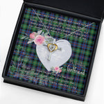 Gift For My Beautiful Girlfriend Necklace Valentine Necklace Clan Farquharson Ancient Tartan Cross Dancing Necklace Scottish Tartan Jewelry