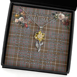 To My Beautiful Soulmate Sunflower Necklace In Your Eyes I Have Found My Home Clan MacIntyre Weathered Tartan Jewelry For Girlfriend, Tartan Sunflower Pendant Necklace, Scottish Tartan Jewelry, valentine necklace, necklace girlfriend, necklace for wife, cute necklaces for girlfriend, jewelry for girlfriend, to my soulmate necklace, to my future wife necklace