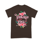 Womens Birthday Gift Born In June 1961 Flowers Birthday Gift Birthday Shirt 60th birthday gifts - Scotstee Shop