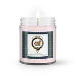 Soy Wax Candle - Buffalo Plaid Candle Clan Crest Badge Baillie Hunting Tartan Plaid Soy Wax Candle, oil candle, candle handmade, wax candle, soy wax, nature wax, natural soy wax, natural soy candles, natural candle