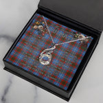 To My Beautiful Soulmate Necklace In Your Eyes I Have Found My Home Clan Skirving Tartan Rising Phoenix Necklace