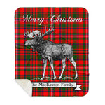 Scotstee Shop Plaid Tartan Blanket With Moose Clan MacKinnon Plaid Blanket, plaid blanket australia,plaid blanket canada,plaid christmas blanket,plaid fleece sherpa blanket,plaid sherpa blanket canada,plaid sherpa blanket lipstick,plaid sherpa blanket pink,plaid sherpa blanket queen