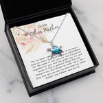 Bonus Mom Necklace, To My Other Mother Necklace, Gift For Second Mom, Mother-In-Law, Bonus Mom Sea Turtle Necklace