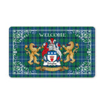 Doormat - Tartan Door Mat The Family Douglas Ancient Welcome Mat, Plaid Doormat Scottish