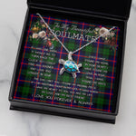 Sea Turtle Necklace To My Beautiful Soulmate Necklace In Your Eyes I Have Found My Home Clan Urquhart Tartan Blue Turtle Necklace