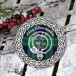 Abercrombie Clan Tartan Crest Badge Plaid Ornament Gift. Christmas Tree Ornament Abercrombie Clan Tartan Ornament Great Christmas Ornaments Gift - Scotstee Shop