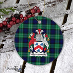 Abercrombie Family Crest Scottish Clan Plaid Ornament Gift. Christmas Tree Ornament Abercrombie Clan Tartan Ornament Great Christmas Ornaments Gift - Scotstee Shop