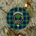 Abercrombie Scottish Clan Plaid Ornament Gift. Christmas Tree Ornament Abercrombie Clan Tartan Ornament Great Christmas Ornaments Gift - Scotstee Shop