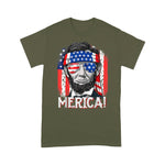 Abraham Lincoln 4th Of July Merica Men Women American Flag Funny 4th Of July Shirt - Scotstee Shop