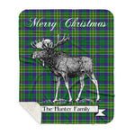 Scotstee Shop Plaid Tartan Blanket With Moose Clan Hunter of Hunterston Plaid Blanket, plaid blanket australia,plaid blanket canada,plaid christmas blanket,plaid fleece sherpa blanket,plaid sherpa blanket canada,plaid sherpa blanket lipstick,plaid sherpa blanket pink,plaid sherpa blanket queen