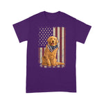 Scotstee Shop - Golden Retriever American Flag Bandana 4th Of July 4th Of July Shirt