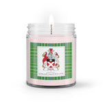 Soy Wax Candle - Buffalo Plaid Candle Currie Family Crest Tartan Plaid Soy Wax Candle, oil candle, candle handmade, wax candle, soy wax, nature wax, natural soy wax, natural soy candles, natural candle