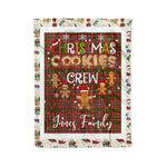 Personalized Gift Tartan Plaid Blanket Clan Innes Modern With Christmas Cookie Baking Crew Christmas Gift Blanket, Plaid Blanket, Christmas Fleece Blanket, Christmas Blanket, Tartan Blanket, Scottish Blanket, Scotland Blanket, Family Name Blanket, Custom Blanket, Personalized Blanket